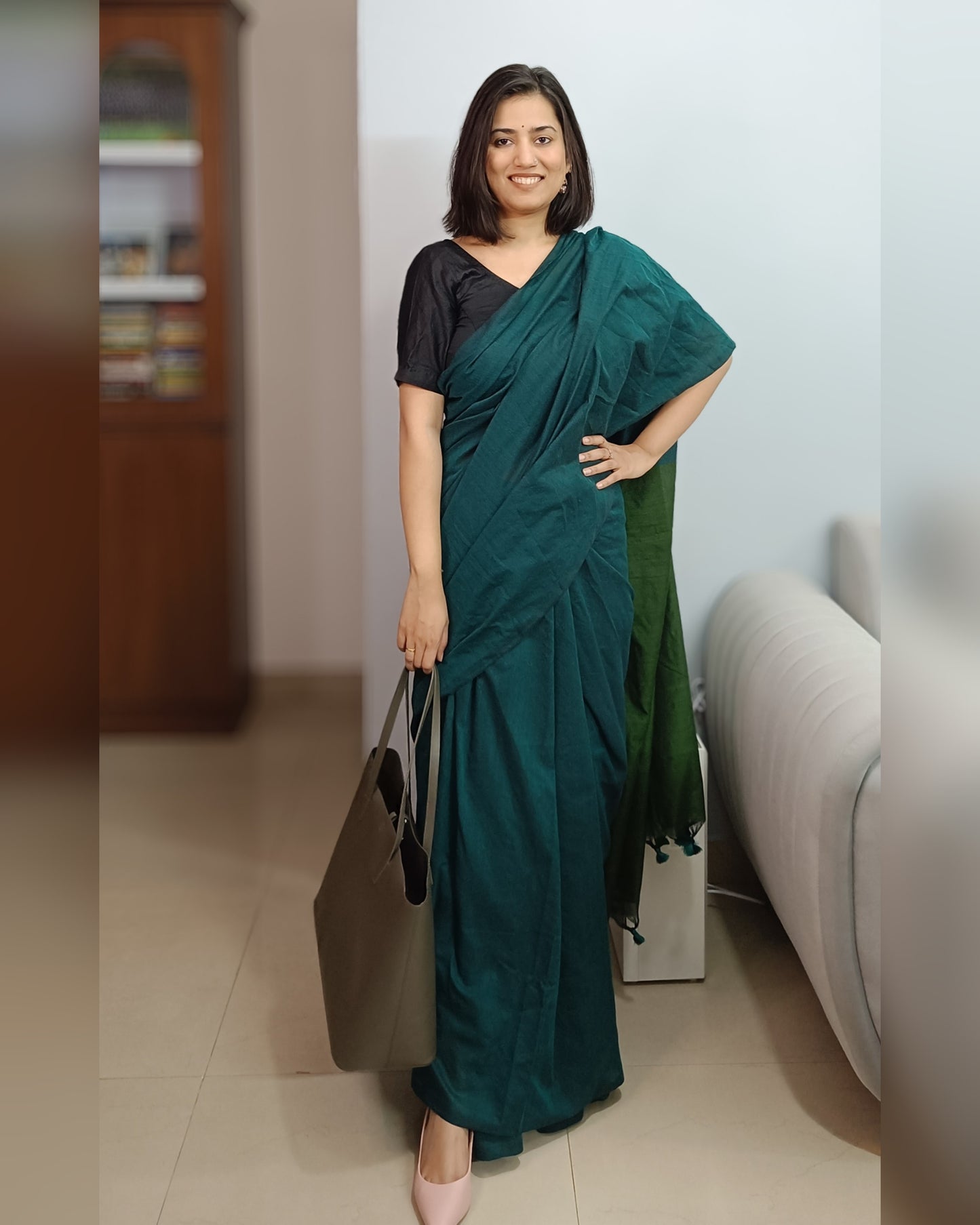 Mayuri| Khadi Cotton Handloom Saree